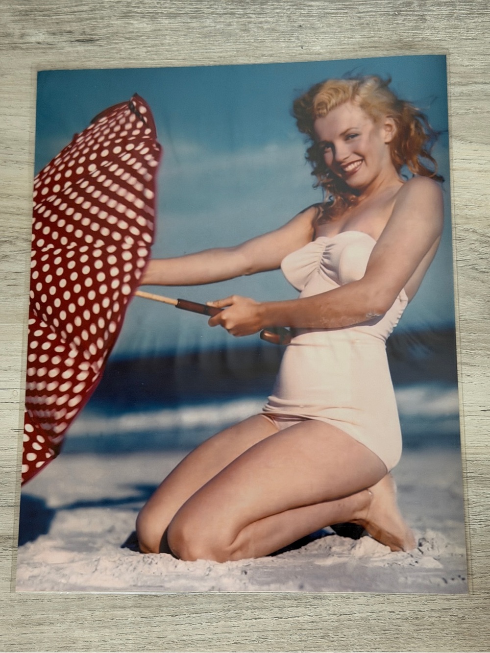Marilyn Monroe 1950s Pinup Model 8x10 photo